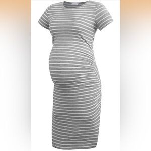 NWT smallshow striped maternity dress